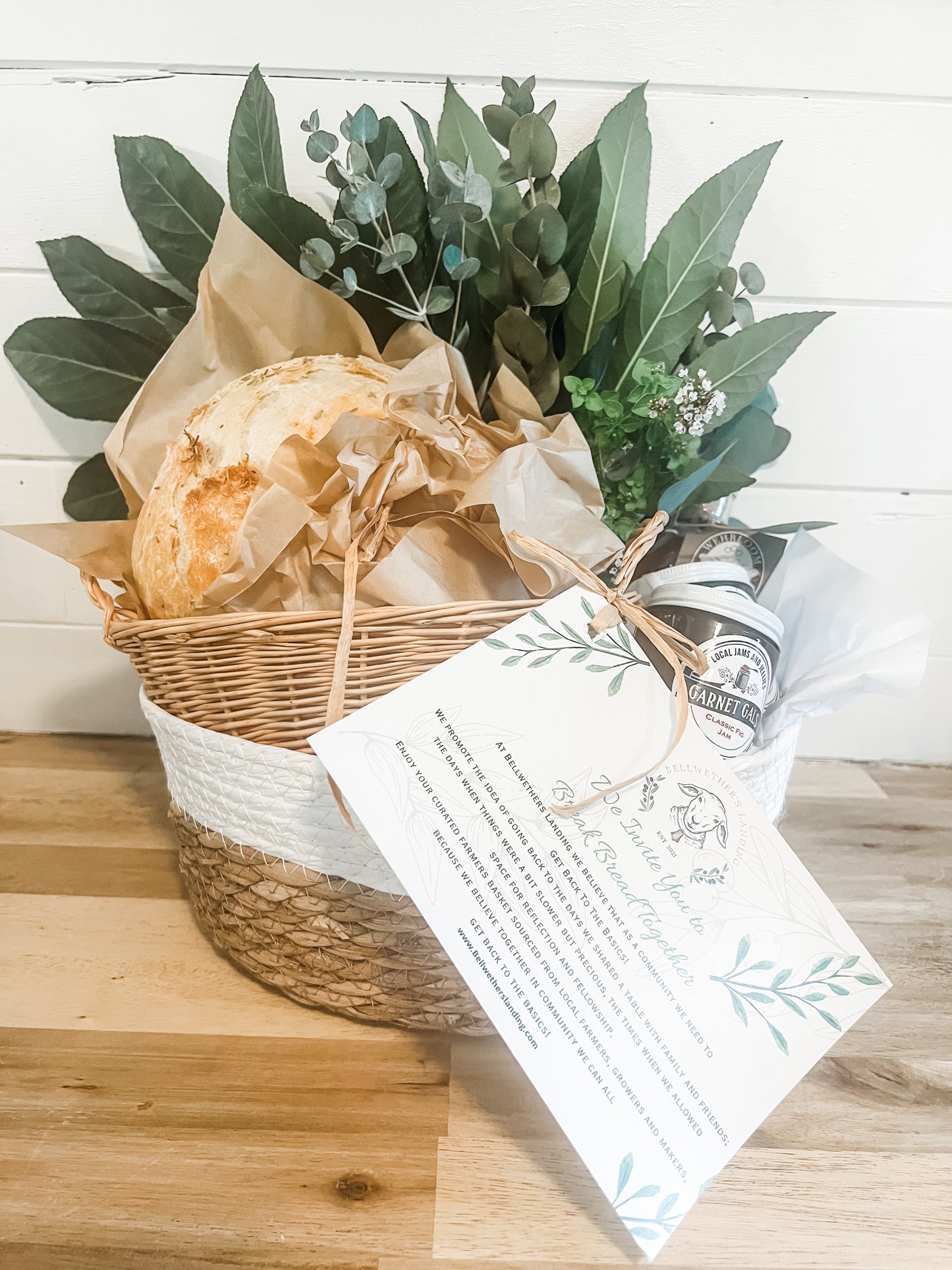 Break Bread Together Gift Basket SMALL