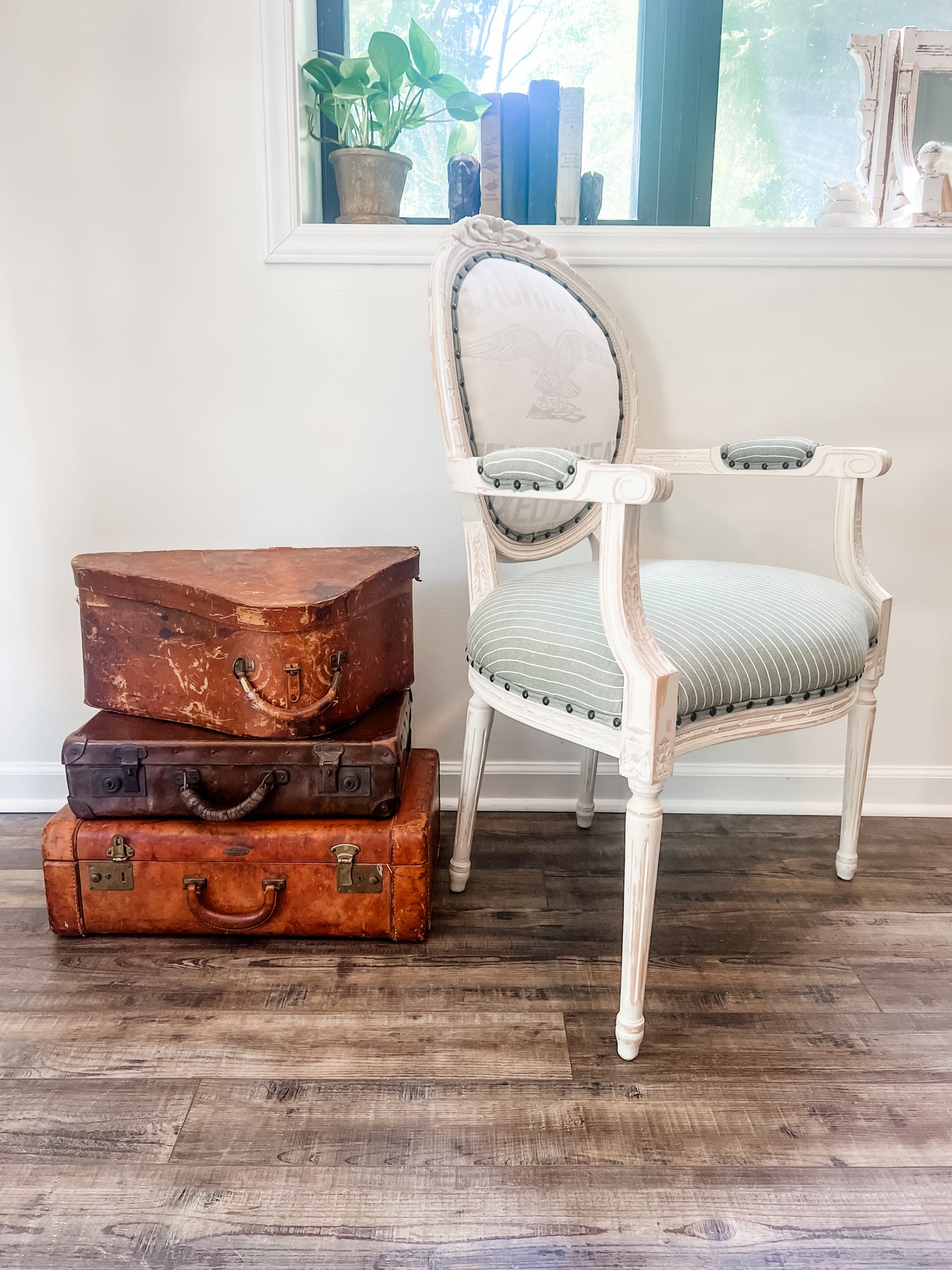 Farmhouse Designer Flour Sack Chair