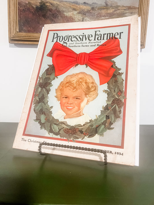 Progressive Farmer Christmas Magazine Circa 1925