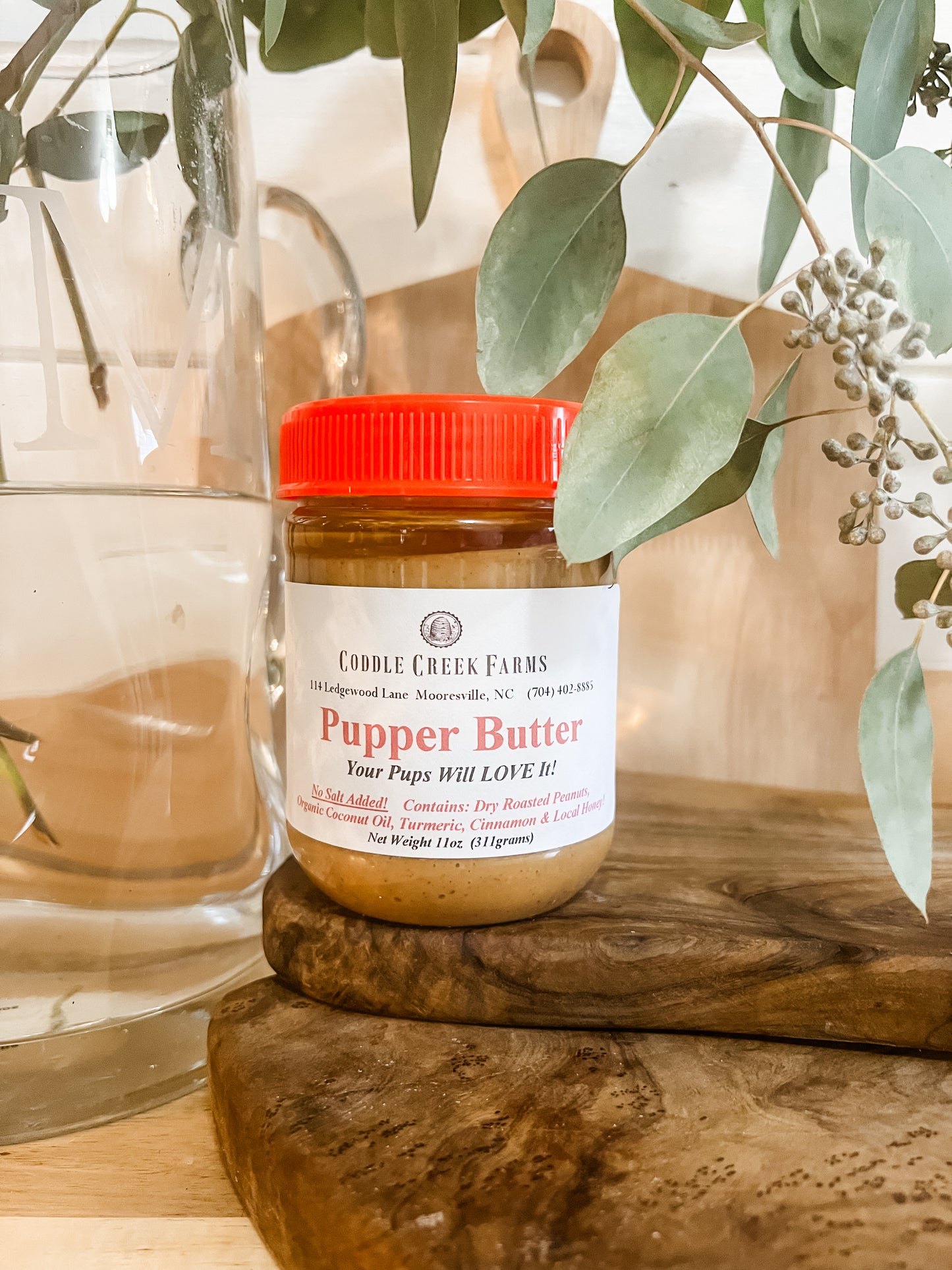 Coddle Creek Farms PUPPER BUTTER Peanut Butter Nut Butter